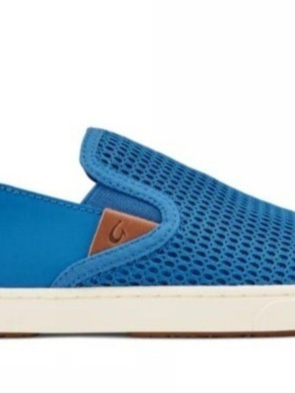 Olukai Pehuea Women's Slip On Sneakers Comfort Shoes Sz. 8W Blue Breathable